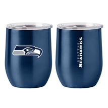 Seattle Seahawks Travel Tumbler 16oz Stainless Steel Curved - $66.49