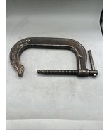 Vintage J.H. Williams Drop-Forged # 406 6&quot; Deep Throat C Clamp - USA - $395.64 MXN