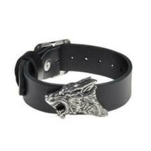 Alchemy Gothic A132  Dark Wolf Wrist Strap - $33.65