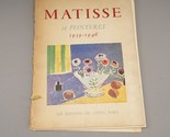 HTF Henri Matisse 16 Peintures 1939-1946 Les Editions Du Chene Art Portf... - $236.99