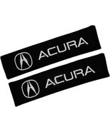 Acura Embroidered Logo Car Seat Belt Cover Seatbelt Shoulder Pad 2 pcs - £10.35 GBP