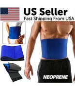 Waist Trimmer Belt Sweat Band Wrap Ab Stomach Weight Loss Fat Burner Sli... - $11.37