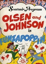 Funzapoppin Souvenir Program Olsen &amp; Johnson 1949 Bob Hope Henry Ford Tr... - £55.44 GBP