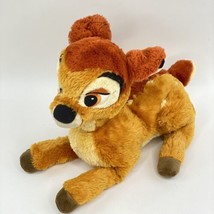 Bambi Plush Disney Store Exclusive Laying Down Deer Stuffed Animal Brown Tan 10&quot; - $11.63