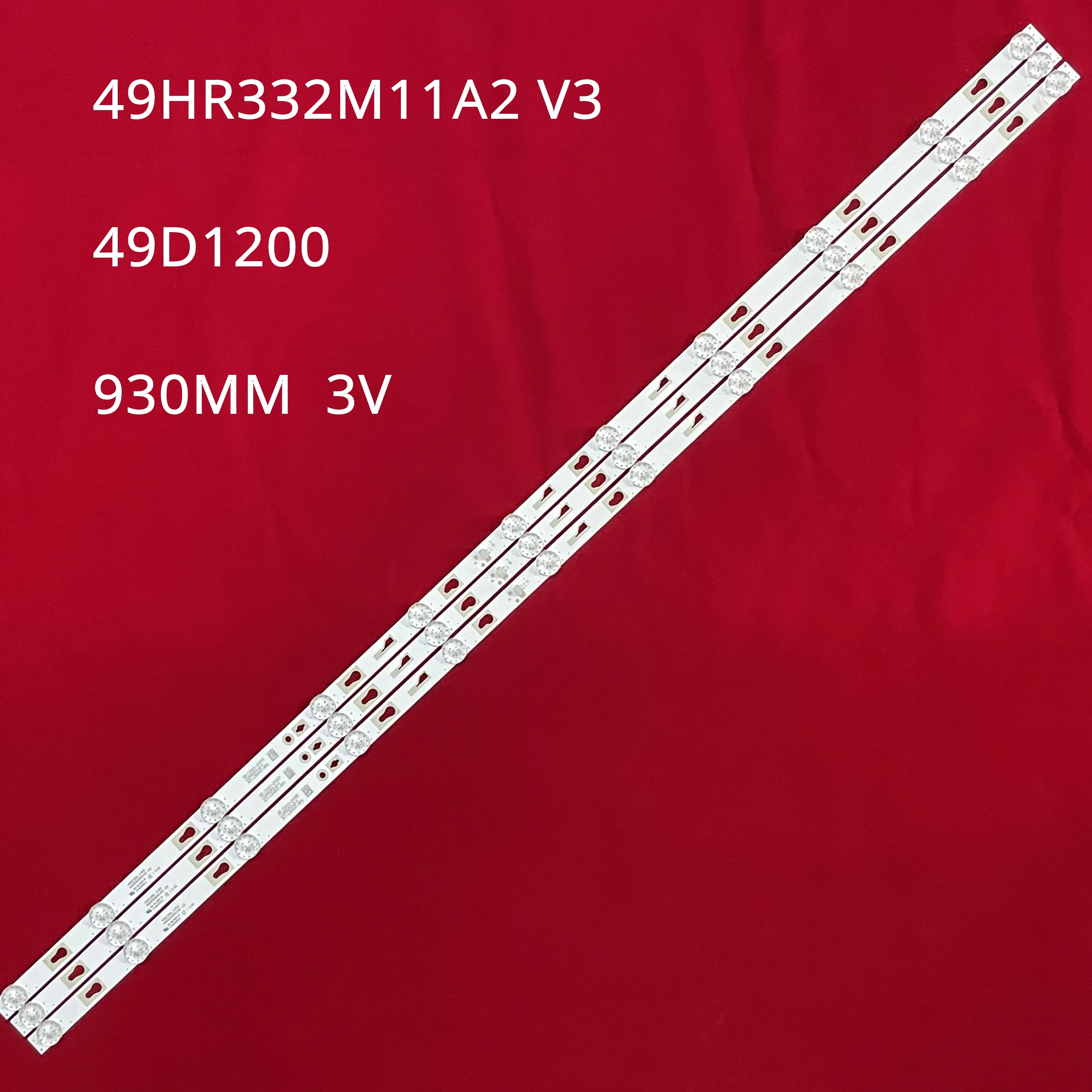 LED backlight strip 11 Lamp 49D1200 49HR332M11A2 V3 For Thomson T49FSL6010 HR-78 - £154.39 GBP