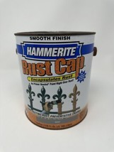 Hammerite Rust Cap Smooth Finish Gray Paint Htf One Gallon 46245 - £110.31 GBP