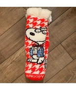 NWT Snoopy Peanuts No Slip Cozy Fuzzy Soft Warm  Sherpa Winter Socks. - $11.88