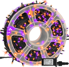 164 FT 500 LED Halloween String Lights, Waterproof Halloween String Lights Black - £35.08 GBP