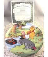 Disney Pooh Going Fishing 4th Issue Fun 100 Acre Woods Series Plate MINT... - £7.86 GBP