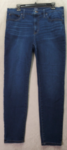 J.CREW Jeans Women&#39;s Size 31 Dark Blue Denim Cotton Pockets Mid Rise Ski... - £15.94 GBP