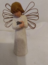 1999 Willow Tree Angel Of Healing Susan Lordi Girl &amp; Bird Demdaco 6&quot; - £15.02 GBP