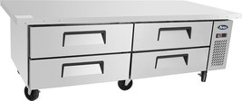 NEW 76&quot; 4 DRAWER REFRIGERATED CHEF BASE EQUIPMENT STAND MGF8454GR FREE L... - £2,940.57 GBP