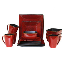 Elama Harland Loft 16 Piece Modern Premium Stoneware set with Complete S... - $2,993.78 MXN