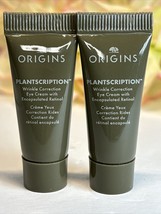 2 X Origins Plantscription Wrinkle Correction EYE Cream w/ Retinol = .34oz Free - $12.82