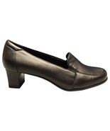 Trotters Gloria Casual Pump Low Heel Shoes Women&#39;s US 11 Black Slip-On T... - $46.43