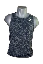 NWOT GYMSHARK Camo Camouflage Men&#39;s Tank Top Critical 2.0 Workout Gym Size Small - £9.34 GBP
