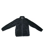 Nike Air Sportswear Velour Full Zip Jacket Y2K Grey Tag Men&#39;s L Black Out  - $52.25