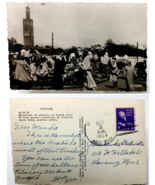 RPPC Postcard Marchands de Poteries au Grand Socco Pottery 1951 USS Rich... - £11.69 GBP