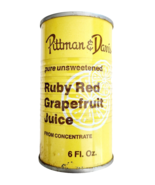 1950s Pittman &amp; Davis Ruby Red Grapefruit Juice Can Empty Collectible C64 - $368.12 MXN
