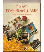 1987 Rose Bowl Game program Arizona State Michigan - €57,67 EUR