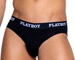 Modal Gym Briefs Playboy Logo Elastic Waistband Ultra Soft Black White L... - $30.99