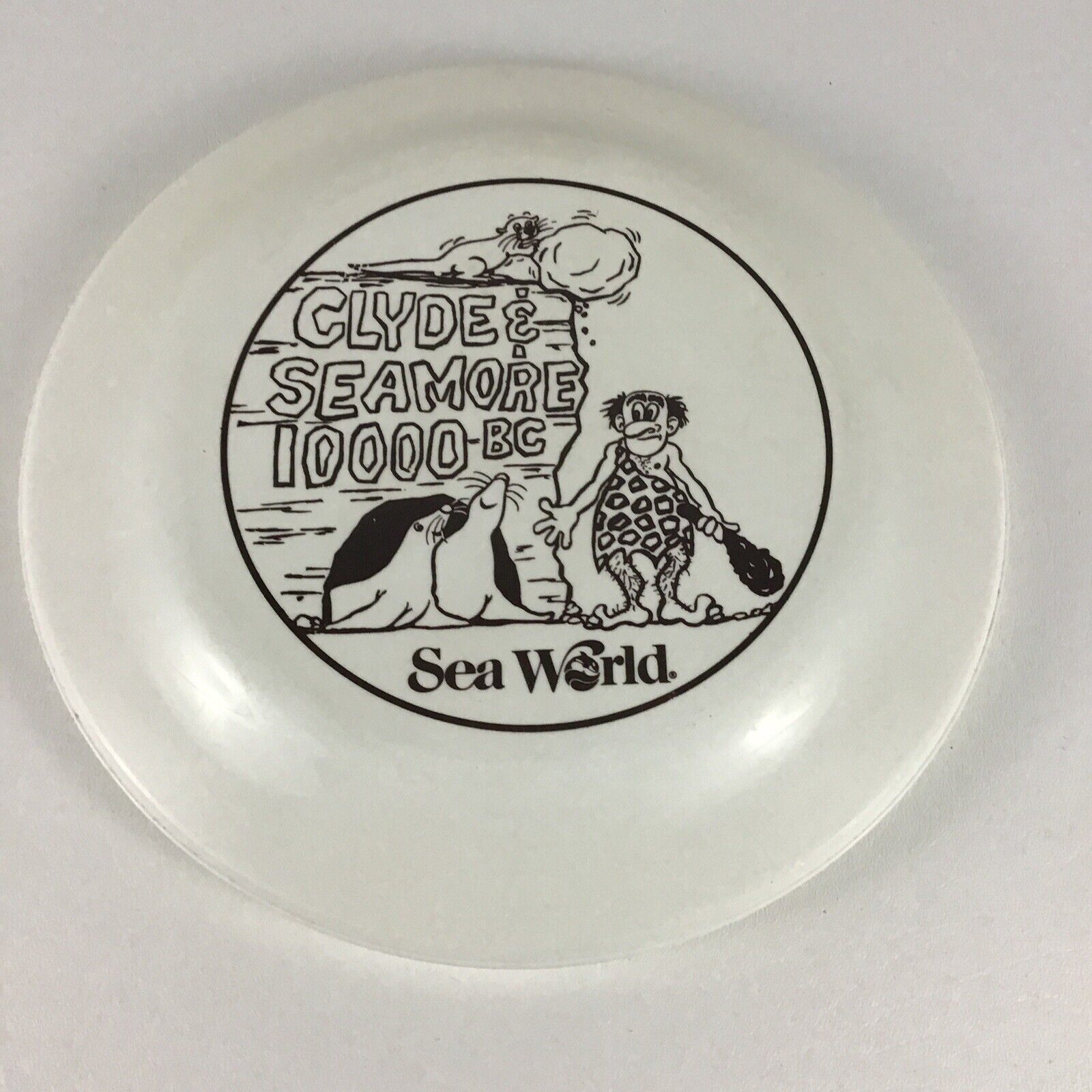 Primary image for Sea World Clyde & Seymore 1000 BC Frisbee Theme Park Souvenir Vintage 1990's Toy
