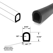 Gordon Glass® Automotive Water and Weather Resistant Adhesive Back Closed C - $516.28 MXN