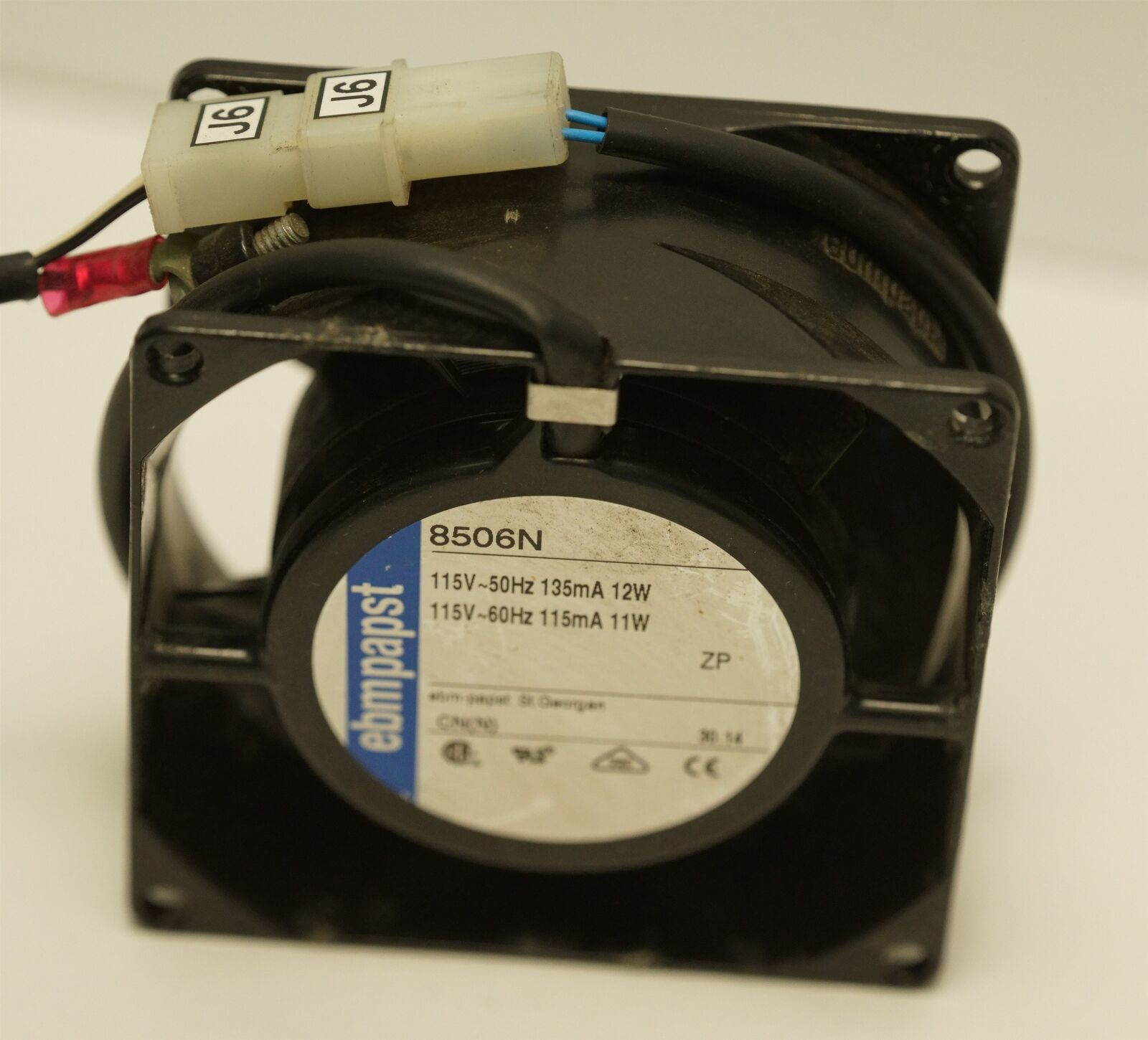 Ebm-papst 8506N Fan , 115VAC, 50/60Hz, 135/115mA, 12/11W - $9.77