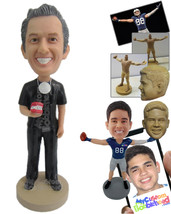 Personalized Bobblehead Male Dentist Showing False Teeth - Careers &amp; Professiona - £72.74 GBP