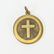Trinity Missions In Appreciation Metal Pendant Cross and Dove 1&quot; Dia - $144.09 MXN