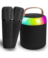 Karaoke Machine For Kids, Mini Portable Bluetooth Karaoke Speaker With 2 - $45.95