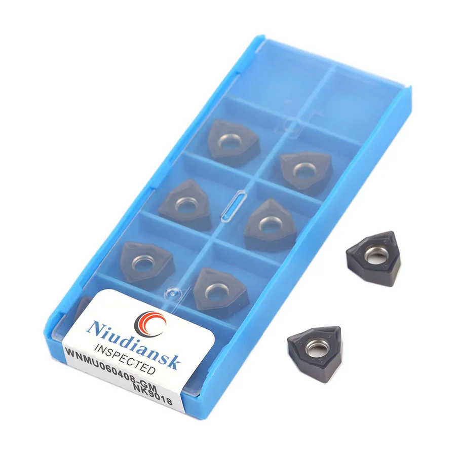 WNMU060408-GM NK9018 Double-sided Hexagonal Carbide Inserts CNC Lathe Tools Mill - £288.39 GBP