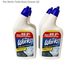4 Packs The Works Toilet Bowl Cleaner 24oz each FAST SHIPPING - $419.39 MXN