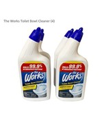 4 Packs The Works Toilet Bowl Cleaner 24oz each FAST SHIPPING - $422.34 MXN