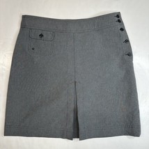 Lole Skort Womens Sz 4 Gray Polyester Casual Button Side Skirt/Shorts - £12.92 GBP