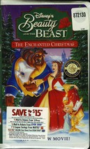 Beauty &amp; Beast Enchanted Christmas Disney Vhs New Clamshell Case - $7.95