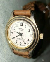 ACQUA INDIGLO WATCH VINTAGE  NEEDS BATTERY - $26.68 CAD