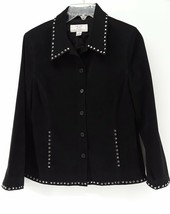 CSM - Velvet-Like Black Blazer, Size 8 Petites, CSM - 10003 - £14.23 GBP