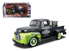 1948 Ford F-1 Pickup Truck &quot;Harley Davidson&quot; with 1948 Harley Davidson FL Pan... - £32.64 GBP