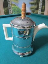 P.B.B. England Aluminum Coffee Maker Pot With Ceramic Insert 9 X 7&quot;[Tp6] - €38,35 EUR
