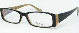 Neuf O&amp;X NEW YORK OP-50 121 Noir/Beige / Autre Lunettes 53-16-136mm - $94.89