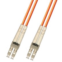 1 Meter Multimode Duplex Fiber Optic Cable (62.5/125) - LC to LC - Orange - $23.99