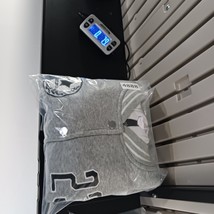 New Look Varsity Jacket #23 Youth Gray & White Snap Buttons Hoodie Size Large image 9