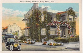 Lungo Spiaggia California ~Un Piuttosto Residenza ~ 1920s Cartolina - £7.36 GBP