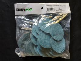 DeerFos - 3&quot; TR 120 Grit Quick Change Disc Zirconia Alumina - 25 Ea Box - $18.76