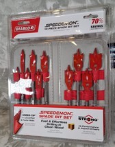 DIABLO SPEEDemon High-speed Spade Bits: 10-Piece Set with Pouch, DSP2940-S10 - £15.33 GBP