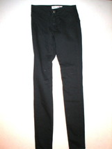 New Womens $230 J Brand Hussein Chalayan Jeans 25 X 33.5 Black Skinny Tall Leggi - $128.70