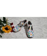  Amilio USA Tulips Leather Buckle T-Straps Buckle Easter Shoes $65 Retai... - $733.66 MXN
