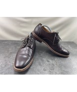 Joseph Abboud Thorton Men Shoes Brown Burgundy Red 10D Leather Derby Oxford - £30.05 GBP