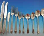 William &amp; Mary by Lunt Sterling Silver Flatware Set 12 Service 140 Piece... - £7,118.30 GBP